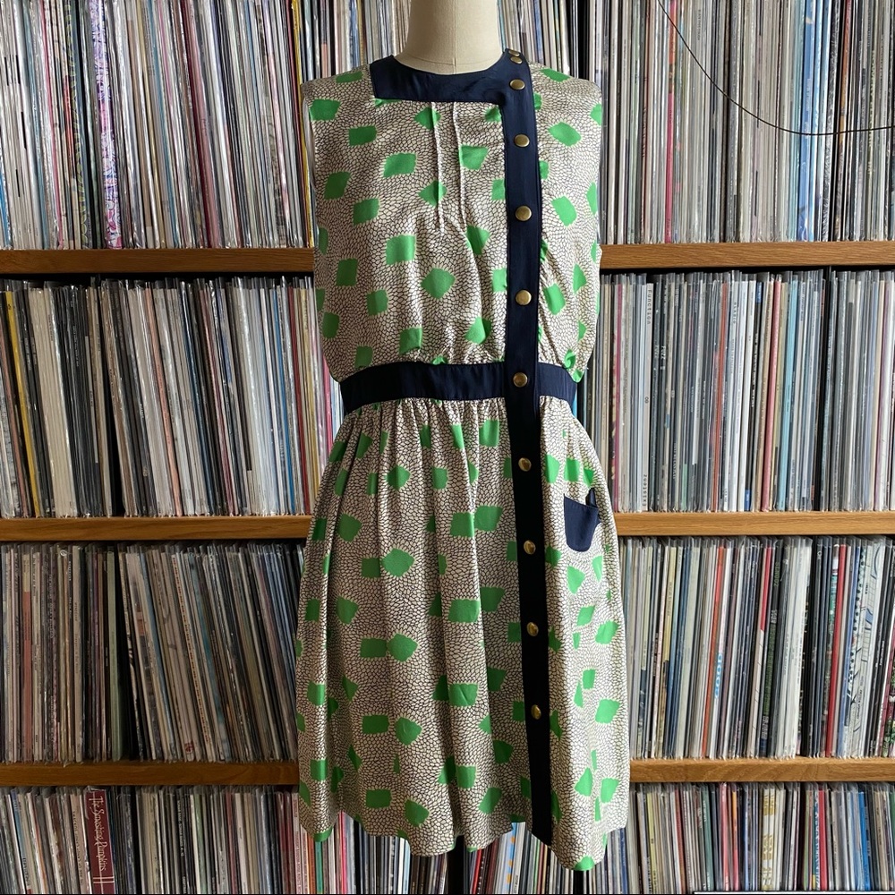 EUC LAUREN MOFFATT Silk Dress size 4 US